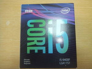 Intel core i5-9400F BOX 中古/稼働確認済