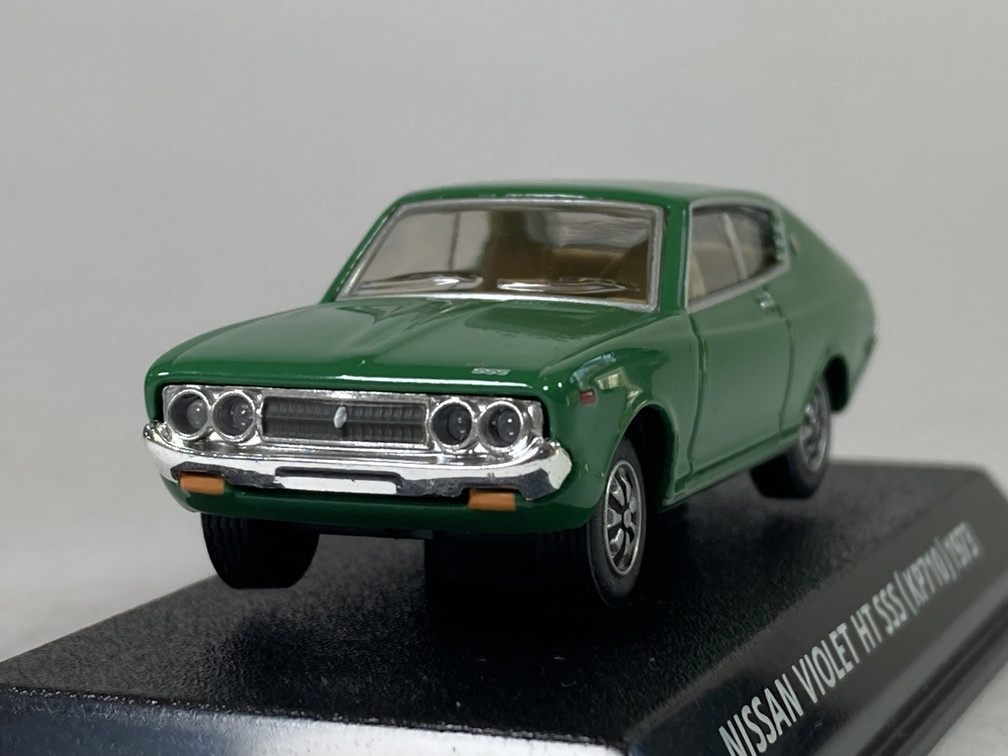 イチコー日産バイオレットHT 1600 SSS 赤tinブリキtoy car箱付 Exynos