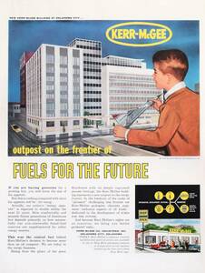 KERR-McGEE US AIR FORCE 広告 1950年代 欧米 雑誌広告 ビンテージ アドバタイジング ポスター風 インテリア アメリカ