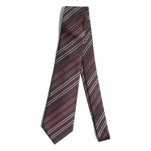 K5552f13 #Paul Smith Paul Smith #reji men taru Thai Brown stripe / necktie formal 