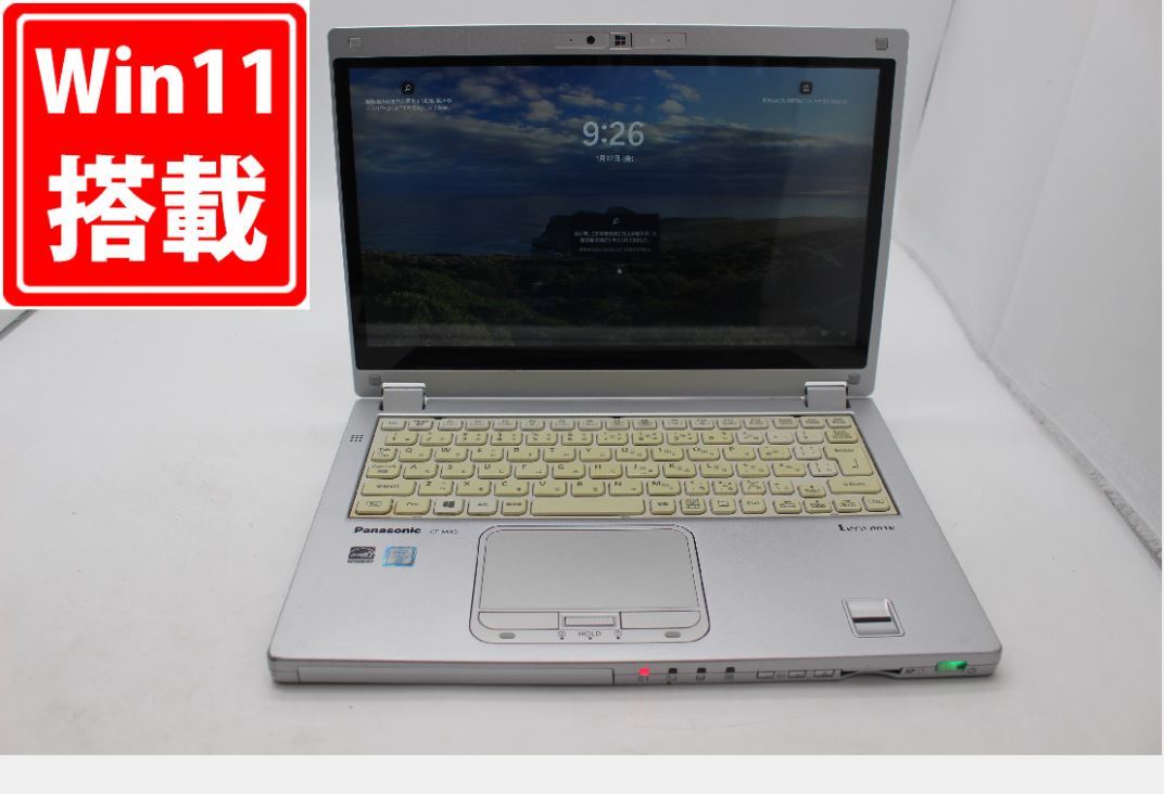 訳有(AC欠品) フルHD タッチ12.5型Panasonic Let's note CF-MX5