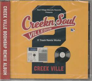 新古CD■HIPHOP■CREEK VILLE／Creekn Soul Villedium 2／Classic Remix集■Madlib, J-Live, Mobb Deep, Masta Ace, Capone-N-Noreaga, Nas