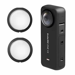 MAXOLA Insta360 X3用 粘着式レンズ保護フィルター レンズ保護カバー 両面粘着保護ミラー