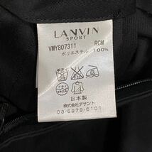 大人の魅力 LANVIN SPORT GOLF ランバン スポーツ ゴルフ スエード調 パンツ ボトムス ブラック 黒 88サイズ メンズ ゴルフウェア 新規×_画像7