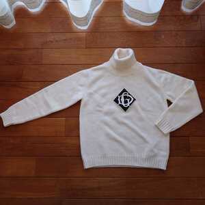 ( new goods )DOLCE&GABBANA Dolce & Gabbana white sweater 9 -years old for 