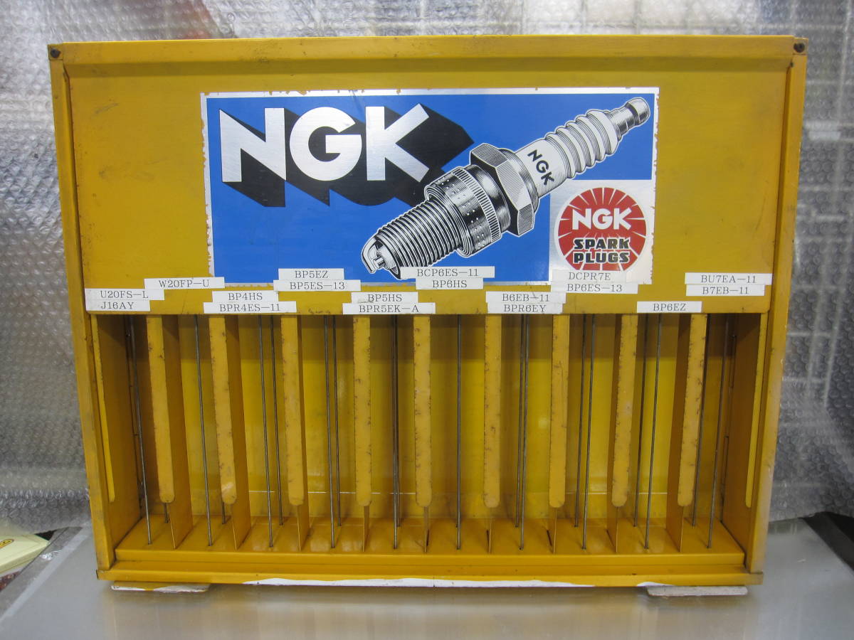 NGK スチール製 スパークプラグ 陳列 ケース プラスティック ケース