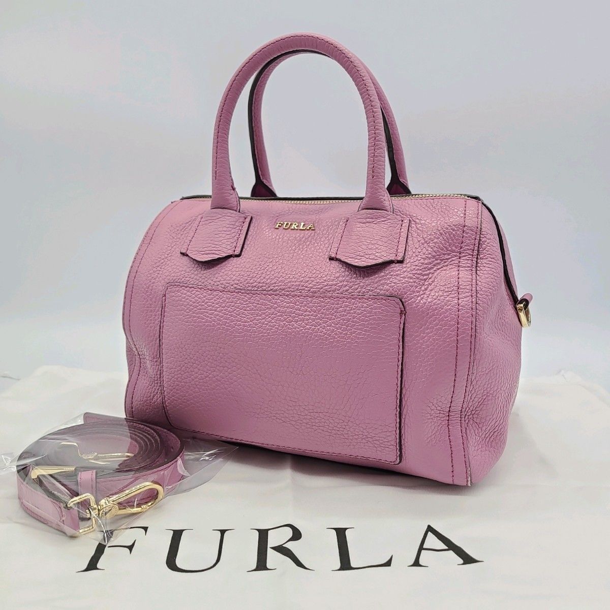 超美品バッグPayPayフリマ|FURLA フルラ 2way ハンドバッグ ショルダーバッグ