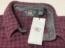 RRL MATLOCK WS-LONG SLEEVE CARDIGAN SPORT SHIRT ネルシャツ L_画像4