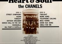 ●〇LP) THE CHANELS シャネルズ / HEART&SOUL ハート＆ソウル_画像2