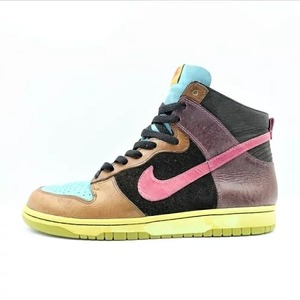 NIKE 05 DUNK HI NL UNDEFEATED 27cm 312205-461 ナイキ アンディフィーテッド ダンク ハイ ブラウン