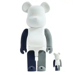 MEDICOM TOY BE@RBRICK KITH CONCRETE 100%&400% メディコムトイ ベアブリック キス