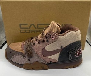 NIKE AIR TRAINER1 CJ TRAVIS SCOTT 27.0cm DR7515-200 ブラウン ナイキ エアトレーナーワン トラヴィススコット カクタスジャック