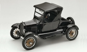 1/24 フォード モデルT 黒 ブラック Ford Model T Runabout black canopy closed 1:24 1925 梱包サイズ80