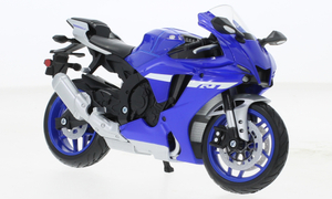 1/12 ヤマハ 青 ブルー Maisto Yamaha YZF-R1 blue 2021 1:12 新品 梱包サイズ60