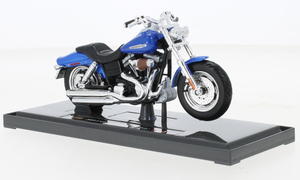 1/18 ハーレーダビッドソン ファットボブ ブルー 青 Maisto Harley Davidson FXDFSE CVO Fat Bob 2009 1:18 新品 梱包サイズ60