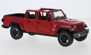 1/24 ジープ グラディエーター ルビコン レッド 赤 Jeep Gladiator Rubicon red 2021 open canopy 1:27 1:24 Motormax 梱包サイズ80