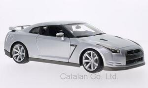 1/18 日産 GTR ニッサン シルバー 銀 Nissan GT-R R35 2009 梱包サイズ80