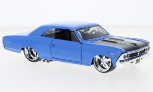 1/24 シボレー シヴォレー シェベル ブルー 青 Maisto Chevrolet Chevelle SS 396 1966 1:24 梱包サイズ80