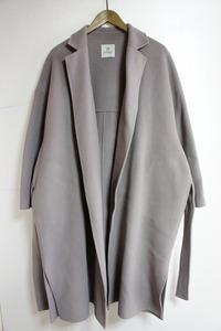  beautiful goods 20AW nano universe Nano Universe bell tedo double wool gown coat 669-0211005 LA TORRE ash 215M