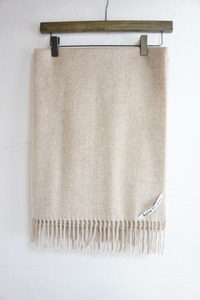  domestic regular beautiful goods 21AW buy Acne Studios Acne s Today oz CANADA NEW large size wool muffler stole genuine article Italy made beige 124N