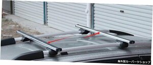 2PC高品質！ 135CMアルミトップルーフラッククロスバーキャリア/アジャスタブルクランプ 2PC High quality! 135CM ALUMINUM TOP ROOF RACK