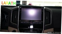 トヨタランドクルーザーFJ200LC2002016 2017クロームカーインテリアセンターコントロールダッシュボードカバートリムデコレーションオート_画像2