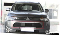 三菱アウトランダー用フロントグリルセンターグリル2013-20151PC Front Grill Center Grille For Mitsubishi Outlander 2013-2015 1PC_画像3