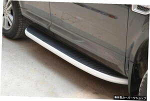 ランドローバーLR2フリーランダー2用アルミランニングボードサイドステップナーフバー2006-2016 Aluminium Running Board Side Step Nerf