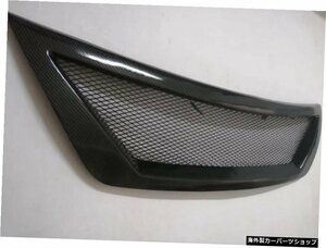 NISSAN SUNNY Versa C17 2011 2012 2013カーボンファイバーテクスチャーフロントグリルグリルに適合 Fit For NISSAN SUNNY Versa C17 2011