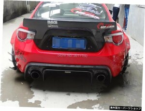 GRB1スタイルのGT86BRZリアウイングにフィットするカーボンファイバートランクスポイラー Carbon Fiber Trunk Spoiler Fit For GT86 BRZ R