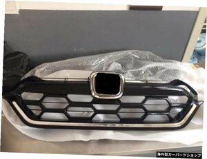 ホンダCRV2017-18ABSクロームフロントバンパーカバーグリッド1pcアッパーグリルに適合 Fit For Honda CRV 2017-18 ABS Chrome Front Bumpe