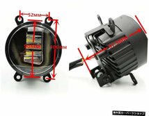 3-IN-1機能LEDForFord Mustang 2015 2016 2017 2018 DRLデイタイムランニングライトカープロジェクターフォグランプ（黄色の信号付き） 3-_画像2