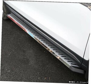 プラットフォームランニングボードサイドステップFITforVW Volkswagen Touareg 2011-2018 Nerf Bar 2 PCS Platform Running Board Side S