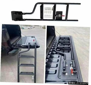 ピックアップトラックステップテールゲートラダーはトヨタタンドラXK30/XK402000-2006フットラダーに適合 Pickup Truck Step Tailgate Lad