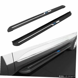 ペアランニングボードNerfBarプラットフォームサイドステップフィットVWフォルクスワーゲントゥアレグ2011-2018 Pair Running Board Nerf