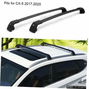 クロスバーは-マツダCX-5CX52017-2020アルミニウム合金ラゲッジラック2PCSラゲッジラックに適合 Cross bar Fits for -Mazda CX-5 CX5 2017