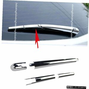 4pcs For Mazda CX-30 2019- 2021 ABS Chrome Rear Window Wiper Trim Molding Cover Trim Car Accessories 4pcs For Mazda CX-30 2019-