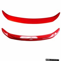 ホンダシビック2016-20192021ABS Red Rs Thai-Ersionリアスポイラーウィングフラップに適合 Fit For HONDA Civic 2016-2019 2021 ABS Red_画像2