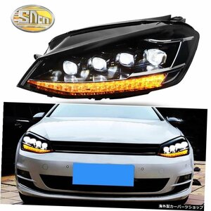 フォルクスワーゲンVWゴルフ7MK7LEDヘッドライトGolf7DRLGolf7.5ダイナミックシグナルヘッドランプヘッドライトアクセサリー Car Styling