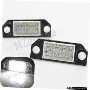 MZORANGE 2Pcs Led Number License Plate Light For Ford Focus MK2 C-MAX 2003 2004 2005 2006 2007 2008 Auto Signal Lamp 12V MZORANG