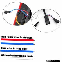 ドッジラム1500用LEDカーリアテールライト2009-2018リア警告ブレーキストップターンシグナルフォグランプカーアクセサリー LED Car Rear T_画像4