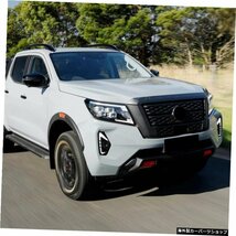 日産ナバラNP300202020212022用カーフラッシング1ペアLEDDRLフォグライトフォグランプカバーデイタイムランニングライトウインカー Car Fl_画像3