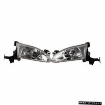 トヨタカローラ用カーヘッドランプ199819992000カーヘッドライトファーライト、バルブなしペア2 Car Headlamp for Toyota COROLLA 1998 1_画像3