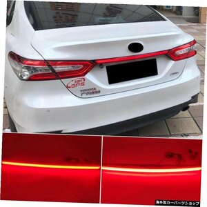 車の点滅1PCSリアバンパーテールライトトヨタカムリ201820192020赤色LEDテールライトリフレクターブレーキランプウインカー Car flashing