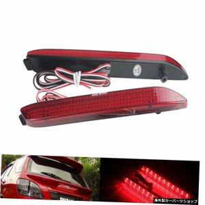 ANGRONG2x赤色LEDリアバンパーリフレクターブレーキリバースライトレクサスISFGX470 RX300（CA189） ANGRONG 2x Red LED Rear Bumper Refl