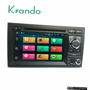 Krando Android 8.0 7&#39;&#39; 32GB ROMカーラジオ、Audi AS S4 RS42002-2008gpsナビゲーションプレーヤーステアリングホイールコントロ