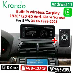 krando 10.25&#39;&#39; Android 11 Car Radio Navigation GPS For BMW X5 E53 1998-2006 Multimedia Player Head Unit Carplay WiFi 6G 1