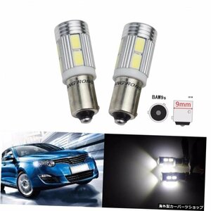 ANGRONG 2x Auto HY21W BAW9s 12146 LED Light 10SMD 5630 LED Indicator Reverse Turn Signal Light Bulbs Xenon White 6000K ANGRONG 2