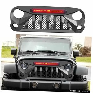 ジープラングラー用4X4オフロードグリルJKJKU2007-2017新しいデザインのグリルフロントバンパーグリル、LEDライト付き 4X4 OFF ROAD GRILL