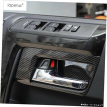 LapetusアクセサリはToyota4Runner2010に適合-2019ABSインナードアハンドルドアノブハンドクラスピングボウルモールディングカバーキット_画像2